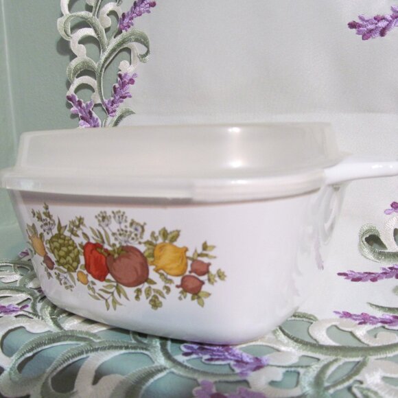 Corning Ware Spice of Life P-43-B 2 3/4 Cup Casserole Dish & lid Excellent Cond! - Picture 8 of 15